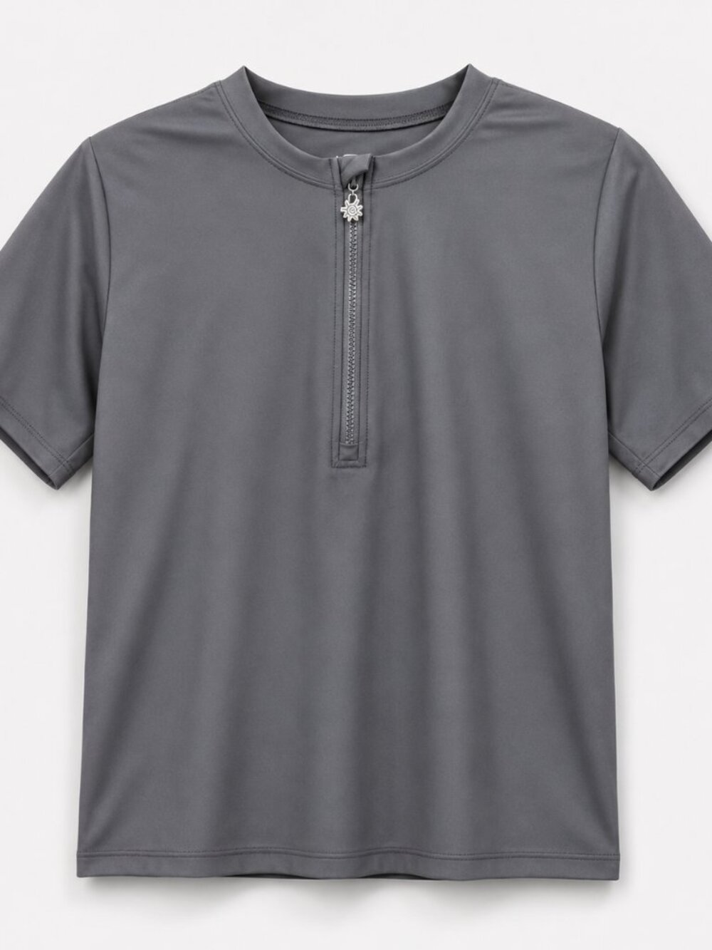 UV Skinz Quarter Zip Sun & Swim Shirt Charcoal L